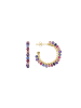 Luxenter Ohrringe Aiel mit 18 Karat Gelbgold-Finish-AIEL