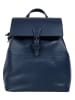 Cluty Rucksack echt Leder in blau