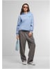Mister Tee Hoodie "Good Vibes Bow Ladies Fluffy Hoody" in Blau