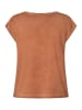 More & More Kurzarmshirt in clay brown