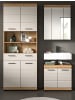 Inn.Furn Badmöbel-Set Sand Kaschmir, Evoke Eiche, Badkombination 3-teilig 149 cm