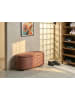 Beliani Pouf HAYWARD in Braun - (W) 98 x (H) 44 x (L) 44 cm