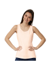 tectake Einfarbiges Damen Top, hautfarben