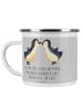 Mr. & Mrs. Panda Kaffeepott 1. Hochzeitstag Papierhochzeit mit S... in Heather Grey