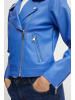 b.young Lederimitatjacke BYACOMY BIKER JACKET - 20812640 in blau