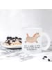 Mr. & Mrs. Panda Teetasse Pferd Springen mit Spruch in Transparent