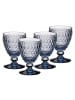 Villeroy & Boch 4er Set Weißweingläser Boston Coloured 230 ml in Blau