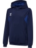 Hummel Hummel Kapuzenpullover Hmlauthentic Multisport Kinder Atmungsaktiv Schnelltrocknend in MARINE