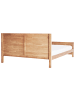Beliani Doppelbett CHAMPAGNAT in Braun - (W) 186 x (H) 100 x (L) 212 cm