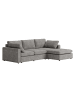 ebuy24 Chaiselongue-Sofa Lux Grau 296 x 182 cm