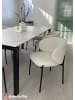 home24 home24 Polsterstuhl 2er-Set im modernen Stil in Creme