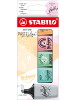 STABILO Textmarker Boss Mini Pastellove Edition 2.0 sortiert Etui Packung mit ...