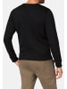 Polo Sylt Sweatshirt Basic in Grau / schwarz