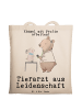 Mr. & Mrs. Panda Schultasche Tierarzt Leidenschaft mit Spruch in Creme