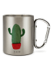 Mr. & Mrs. Panda Teetasse Kaktus Wut ohne Spruch in Silber