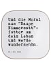 Mr. & Mrs. Panda Getränkeuntersetzer Und die Moral aus... mit Sp... in Weiß