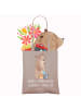 Mr. & Mrs. Panda Uni Tasche Putzfrau Superheldin mit Spruch in Braun Pastell