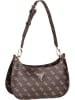 Guess Schultertasche Meridian Mini Top Zip Shoulder Bag Logo in Brown Logo