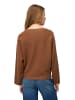 Zero  Strickpullover mit U-Bootausschnitt in Bright Tobacco