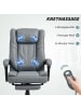 HOMCOM Bürostuhl mit Massagefunktion in Grau 69L x 64B x 120H cm