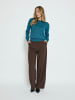 Peppercorn Pullover in Ocean Depths metallic