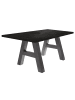 58 aufm Kessel ESSZIMMERTISCH Elia 4 140 x 90 x 75 Esstisch Graphit/Schwarzstahl