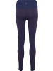 Hummel Sportleggings "Yoga Seamless Hw Tights" in Blau