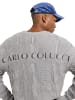 Carlo Colucci Strickpullover Dima in Grau