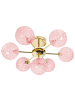 Beliani Deckenleuchten ANADYR in Rosa/Gold - (W) 52 x (H) 28 x (L) 52 cm