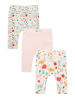 Minoti 3er. Set: Leggings Garden 8 in rosa