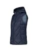 cmp Steppweste Vest Fix Hood in Marineblau