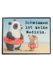 Mr. & Mrs. Panda schreibtischunterlage Otter Schwimmen Design mi... in Weiß