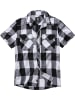 Brandit Hemd "Check Shirt Short Sleeve" in Weiß