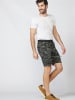 KOROSHI JOGGER INTERLOCK PRINT SHORTS in CAMUFLAJE / KAMOUFLAGE