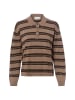 MOSS COPENHAGEN Polo-Langarmshirt MSCHTerine in braun mocca - 0001