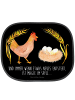 Mr. & Mrs. Panda Sonnenschutz Huhn Stolz mit Spruch in Schwarz