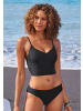 Sunseeker Crop-Bikini-Top in schwarz