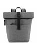 Reisenthel travelling rolltop - Rucksack 15.6" 53 cm (herringbone grey) in twist silver