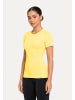 SMILODOX T-Shirt Seamless Lyana in Gelb