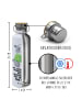 Mr. & Mrs. Panda Thermosflasche Panda Burnout mit Spruch in Weiß