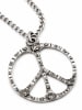 collezione alessandro Lange Kette " Peace " in altsilber