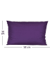 JACK 2er Set Outdoor Kissenhülle 30x50cm Uni in Violett