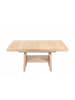 58 aufm Kessel COUCHTISCH höhenverstellbar und ausziehbar Canice 130x56x80 Eiche