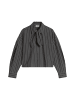 Marc O'Polo DENIM Gestreifte Schluppenbluse regular in Dark Grey