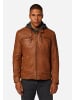 Ricano Herren Lederjacken 12815 Hood in Cognac