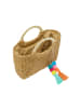 IZIA Women Handbag in dark beige