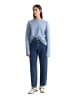 Marc O'Polo DENIM Bouclé-Pullover oversize in Blue Dusk