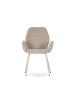 CALICOSY 2er-Set Sessel SOLA  in Beige  - (W) 57,5  x (H) 47,5  x (L) 57  cm