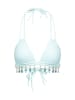 Moda Minx Bikinioberteil Selene Droplet Double Strap Triangle Top in Blue