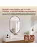 ABRIHOME Bogen-Wandspiegel in Schwarz 60x90 cm